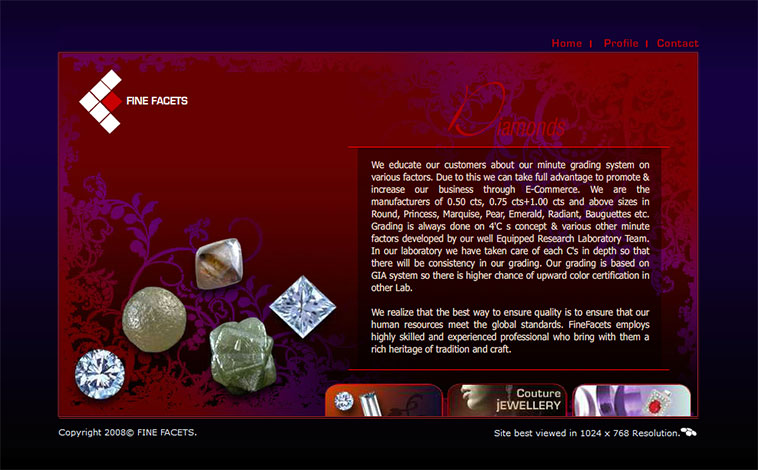 Fine Facets Diamond Info Page Fine Facets Diamond Info Page