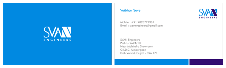 SVAN Engineers Business Card Artwork